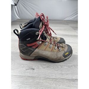 Asolo Fugitive GTX Wide Hiking Mens US 8.5 Brown Black Suede Boots Gore-Tex